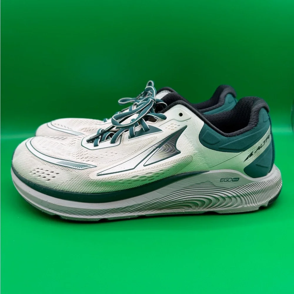 Altra Paradigm 6 Mens White Green Shoes Sneakers - Picture 2 of 12